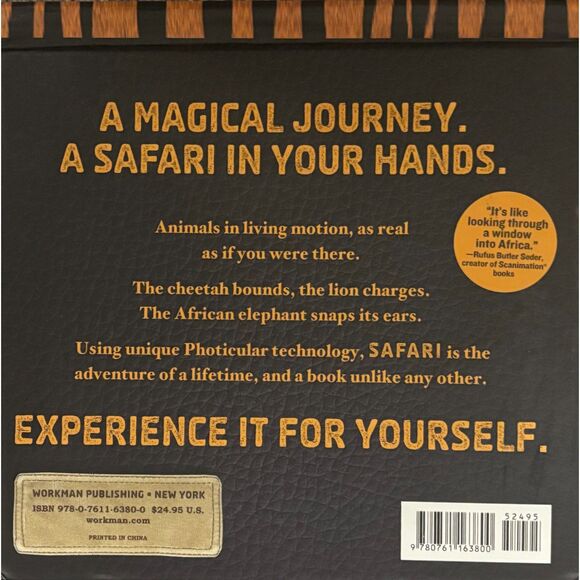 Safari: A Photicular Book Hardcover-EUC - Picture 3 of 5
